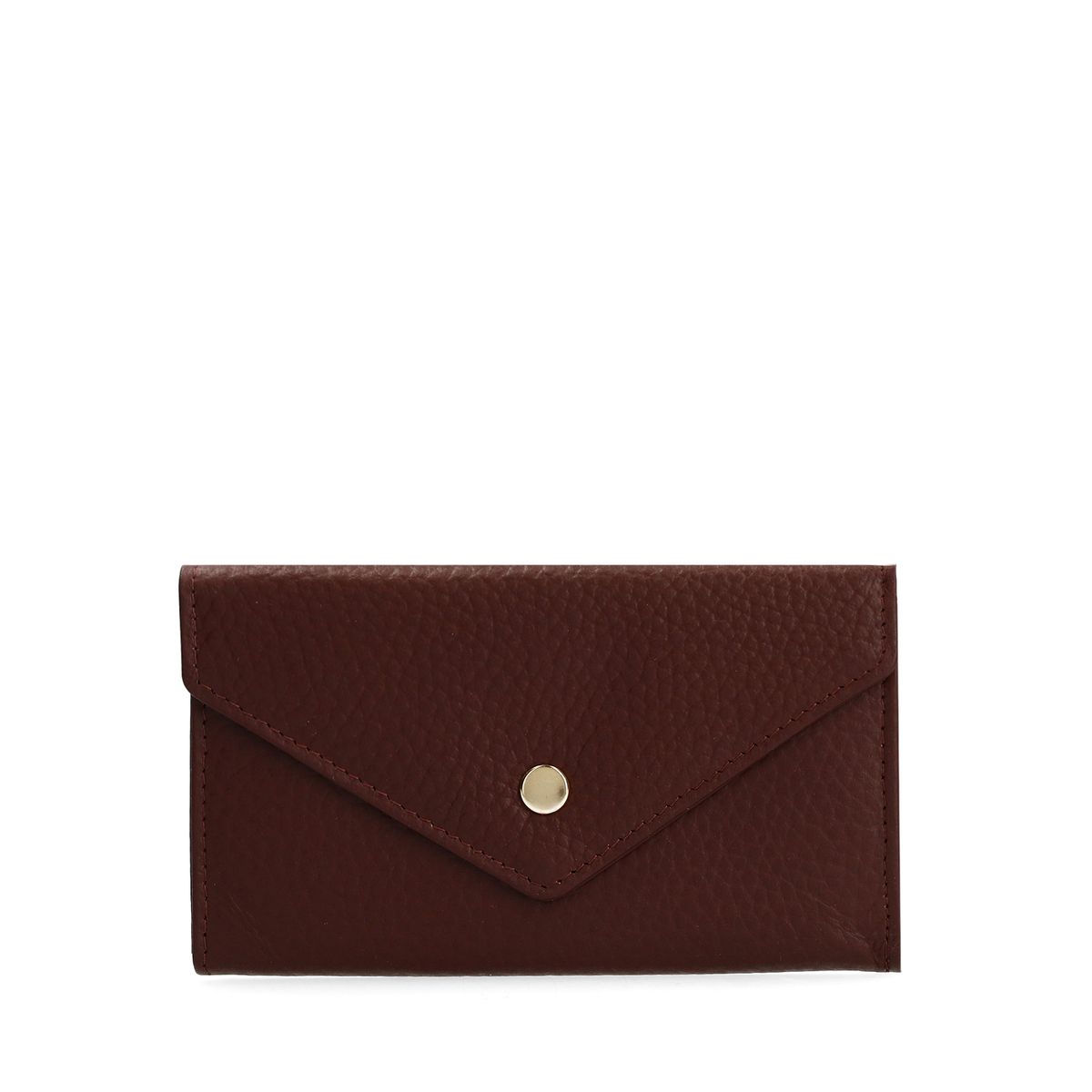 Burgundy leren portemonnee