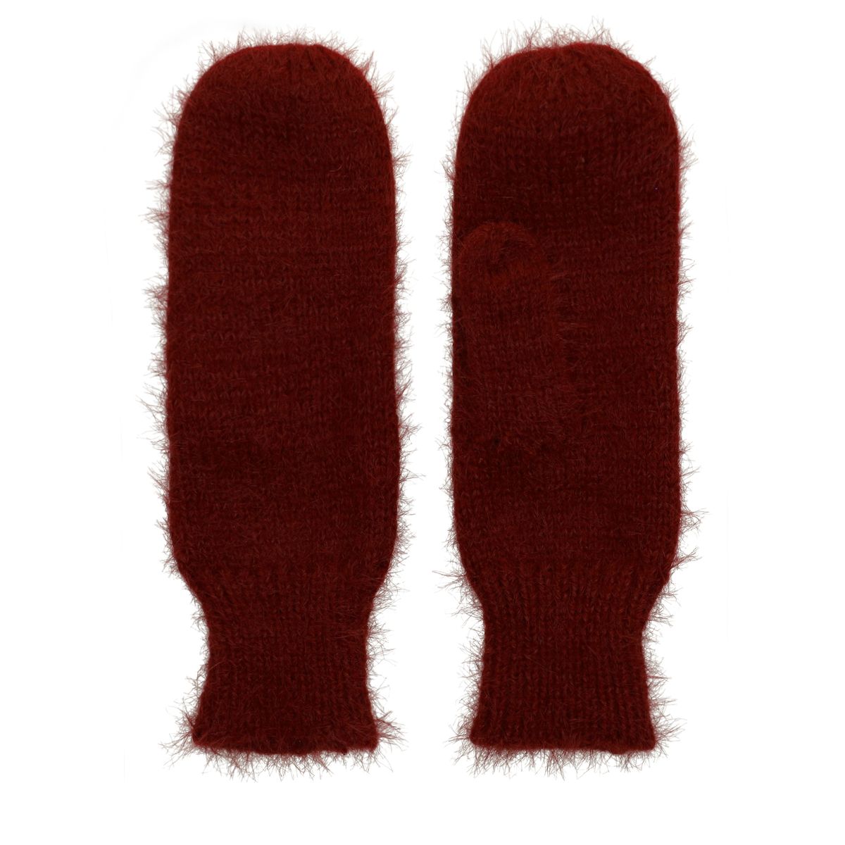 Rode synthetische wanten