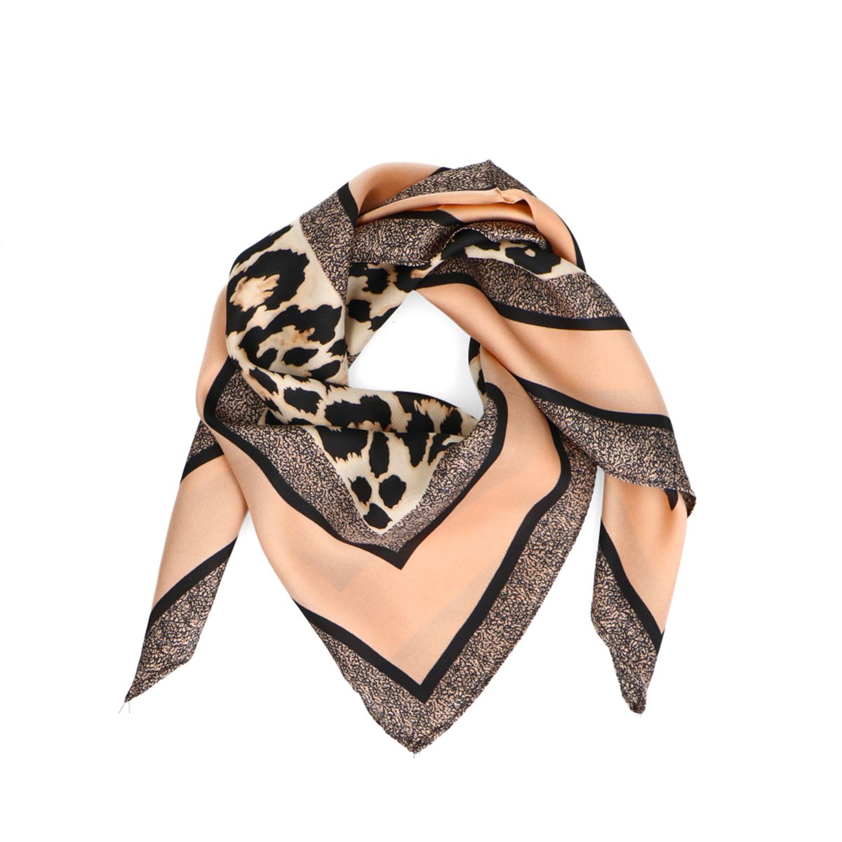 Panter sjaaltje met beige details