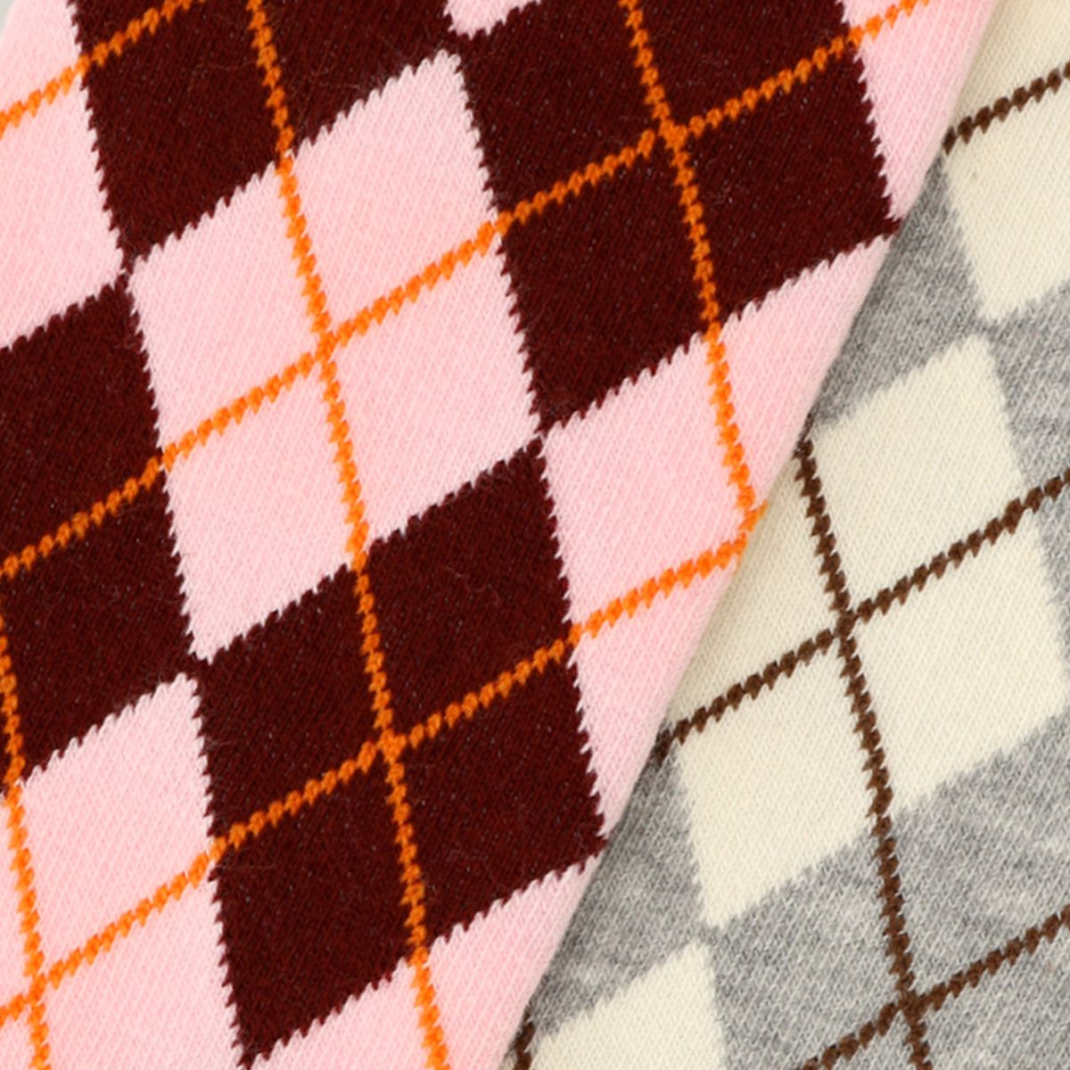 2-pack multicolor geruite sokken