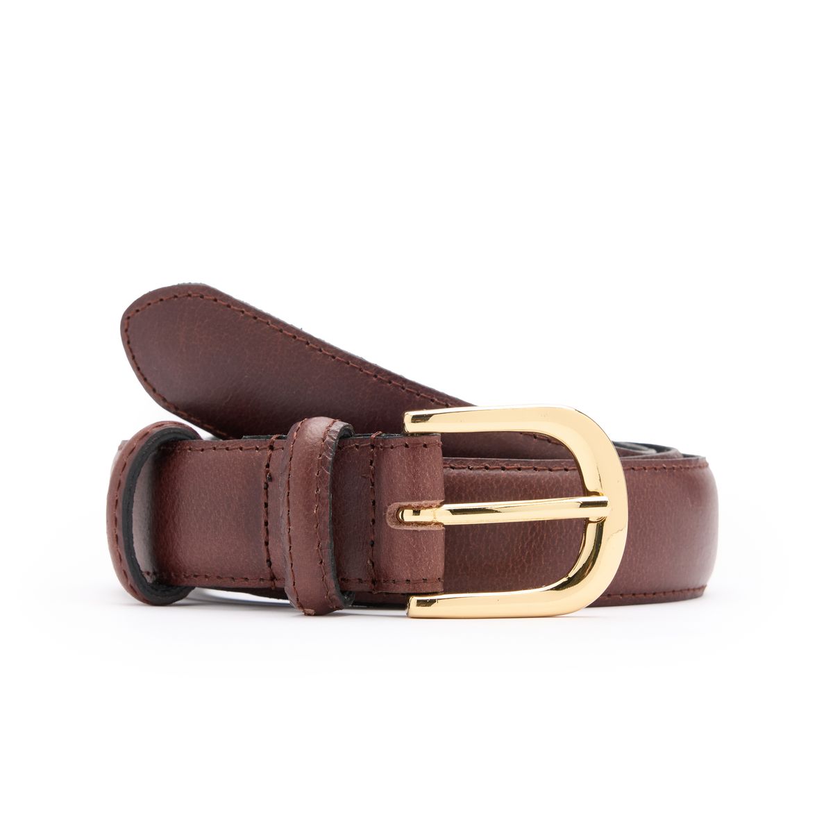 Bruine leren riem