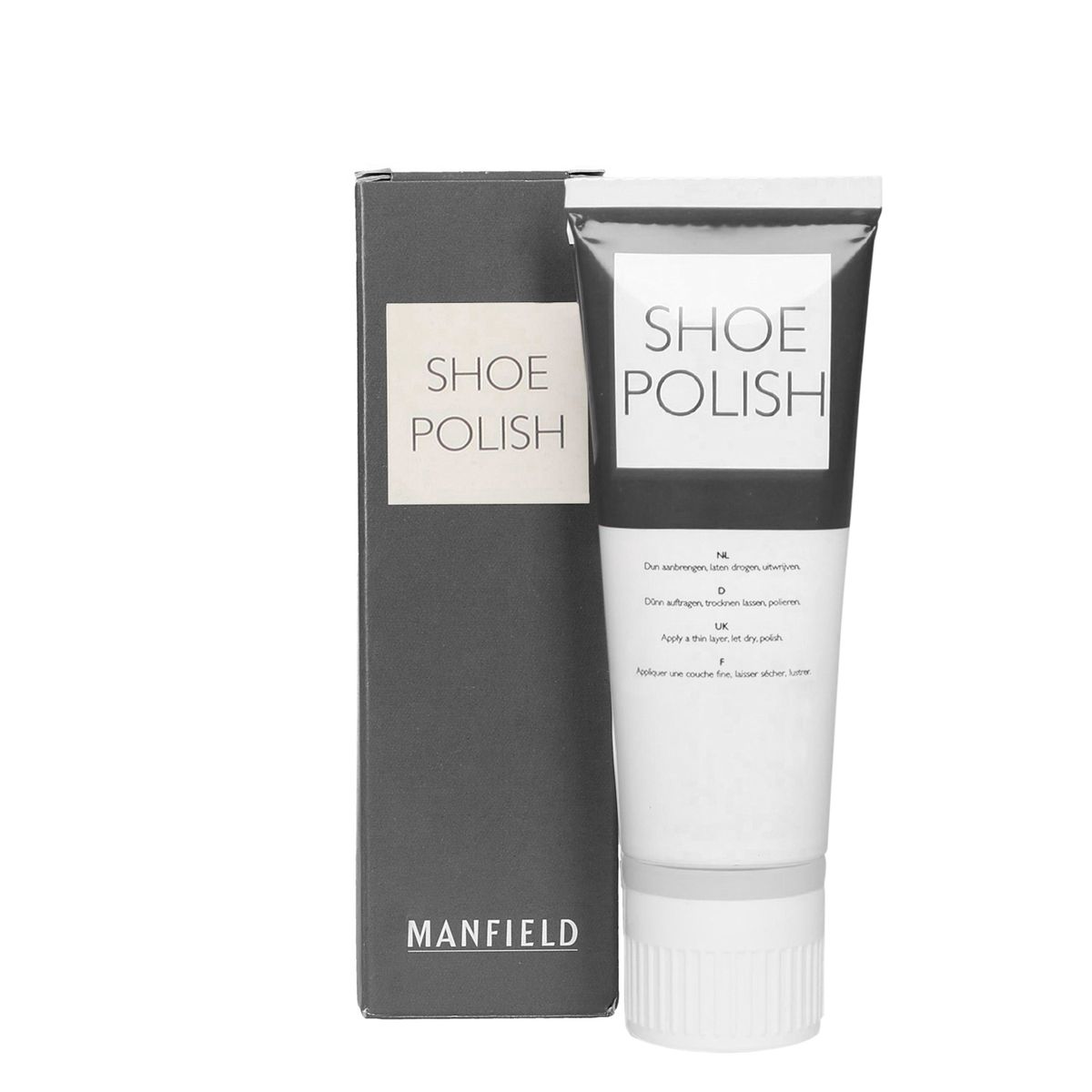 Schoenpoets zwart 75ml