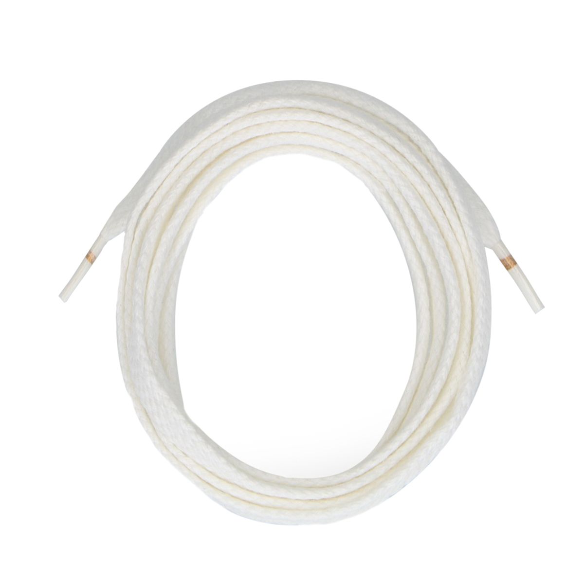 Witte schoenveters gevlochten (120 cm)