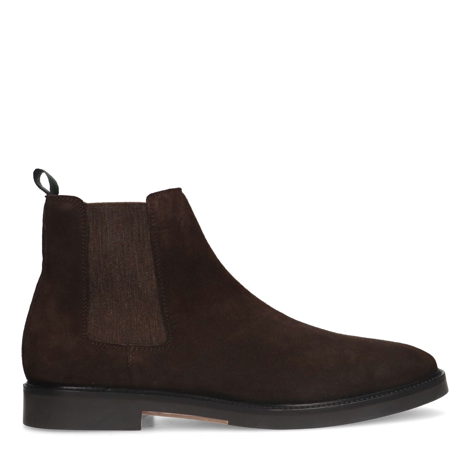 Bruin suede discount chelsea boots heren