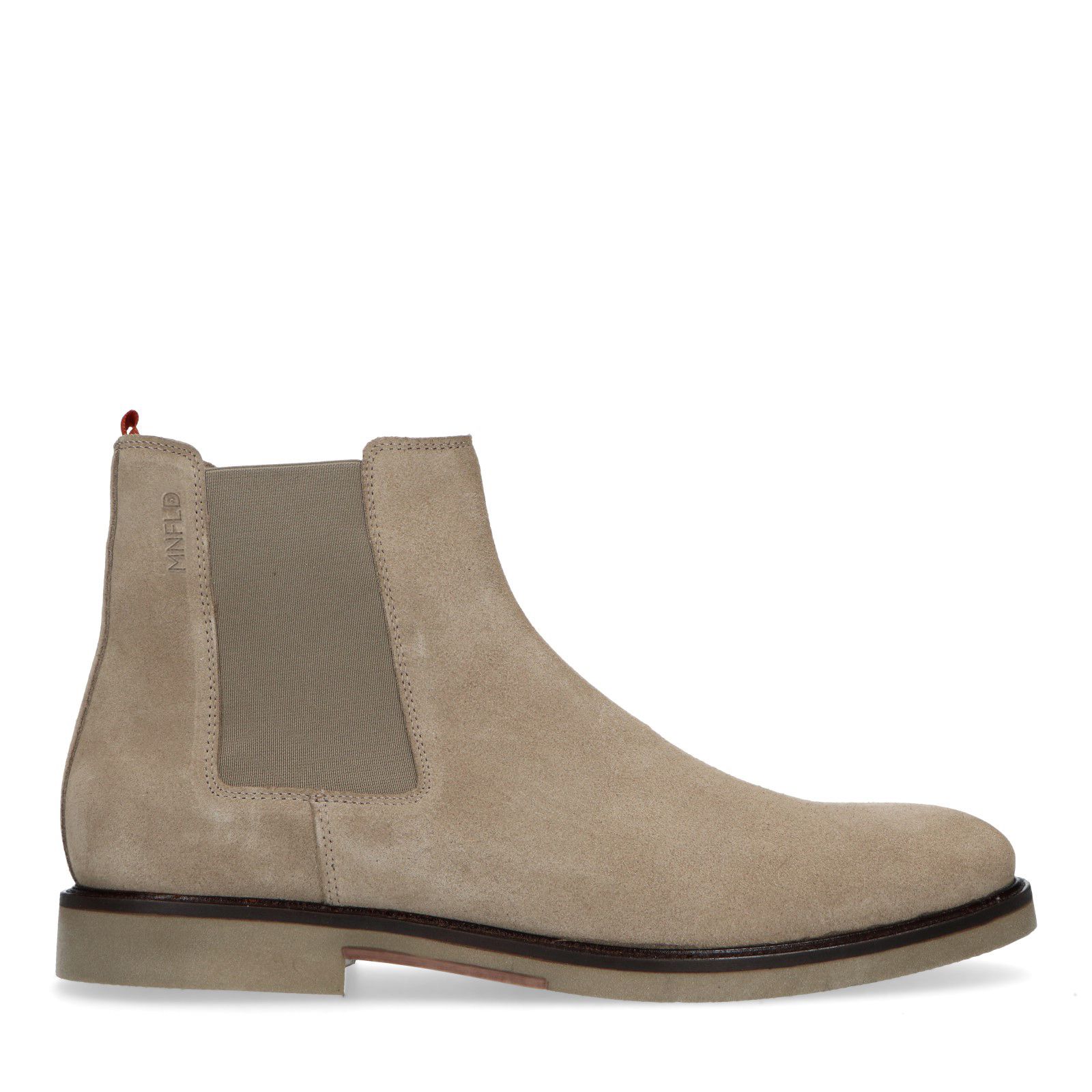 Beige suède chelsea boots - Heren | MANFIELD