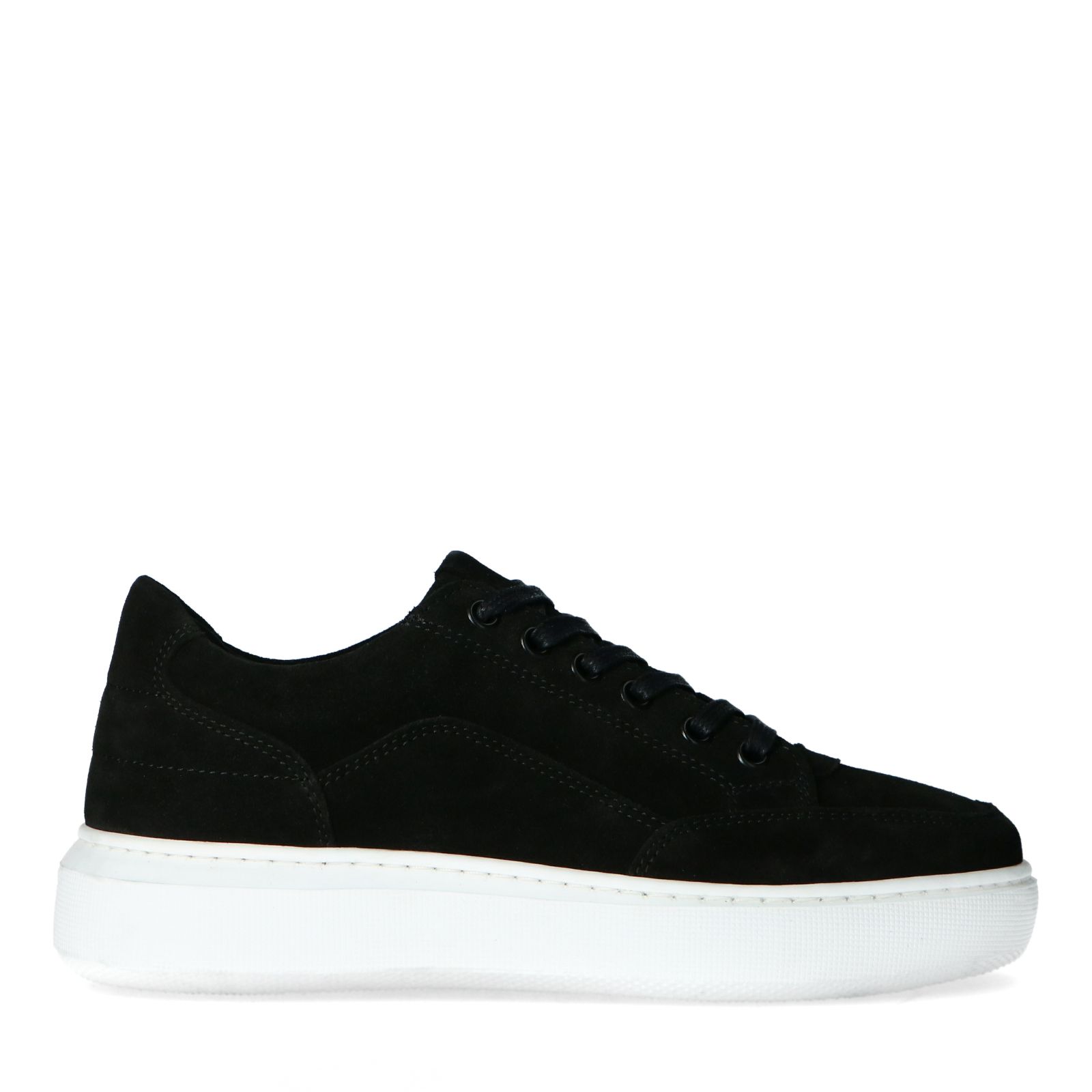 schwarze platform sneaker