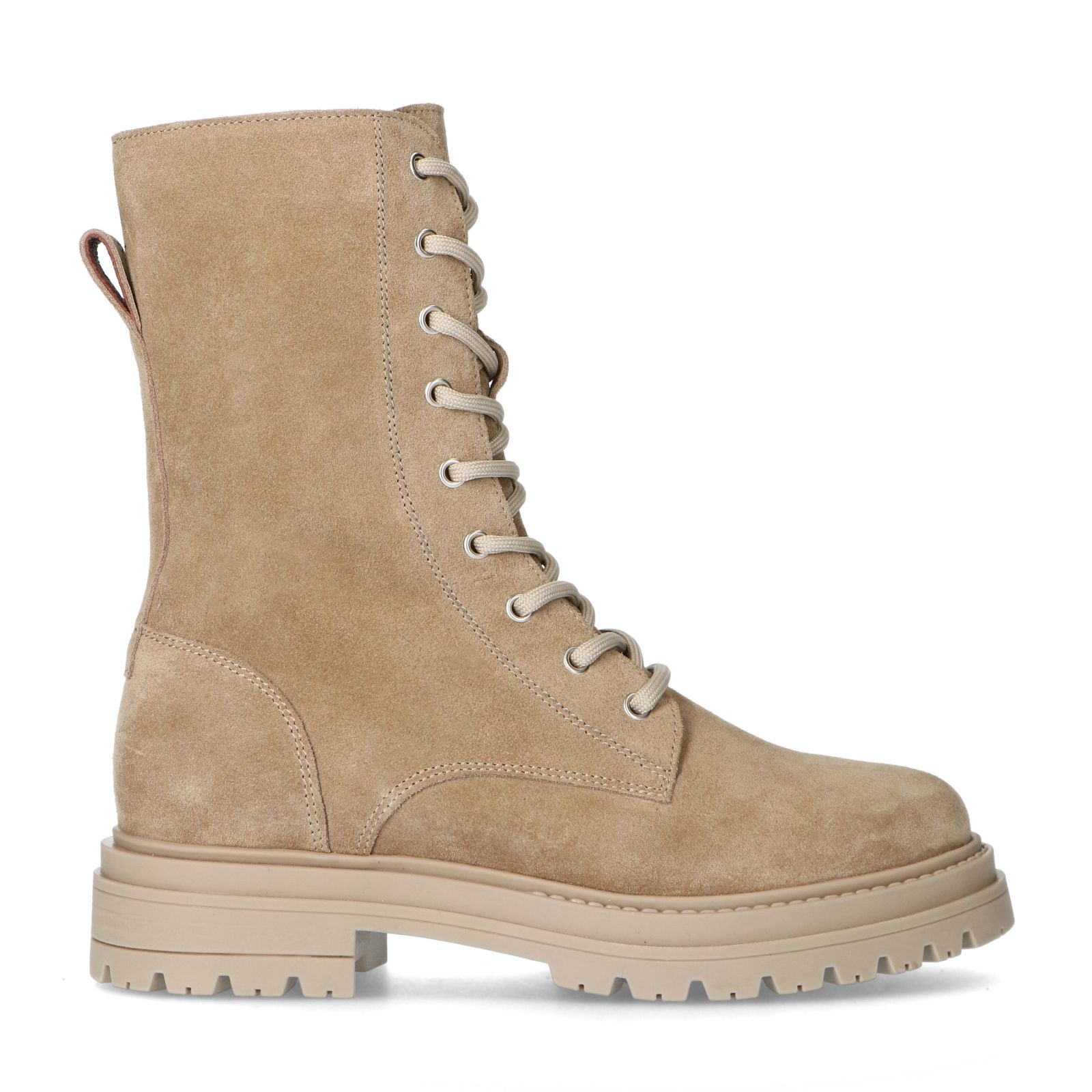 Taupe veterboots Dames |