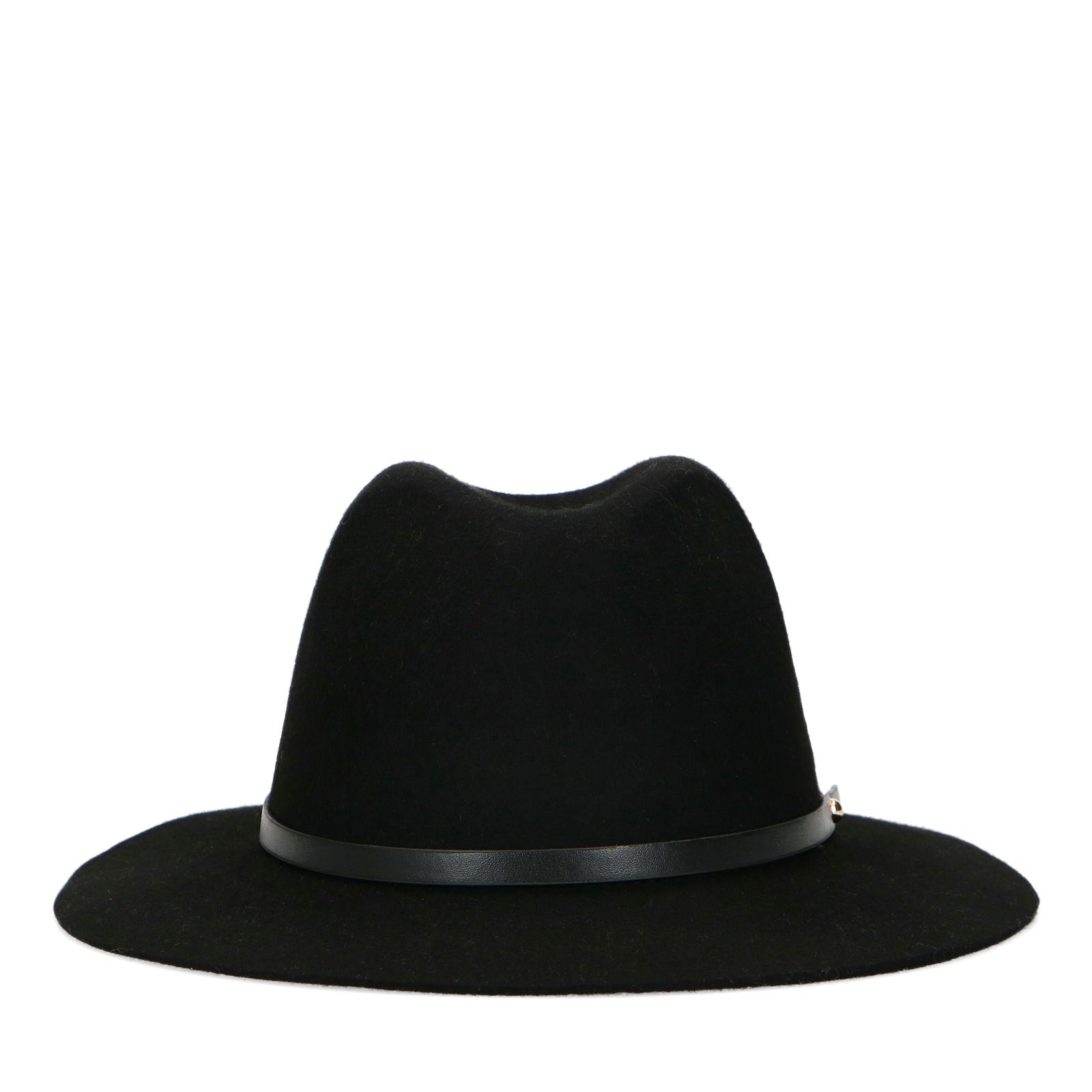 Wollen hoed zwart casual uitstraling Accessoires Hoeden Wollen hoeden 
