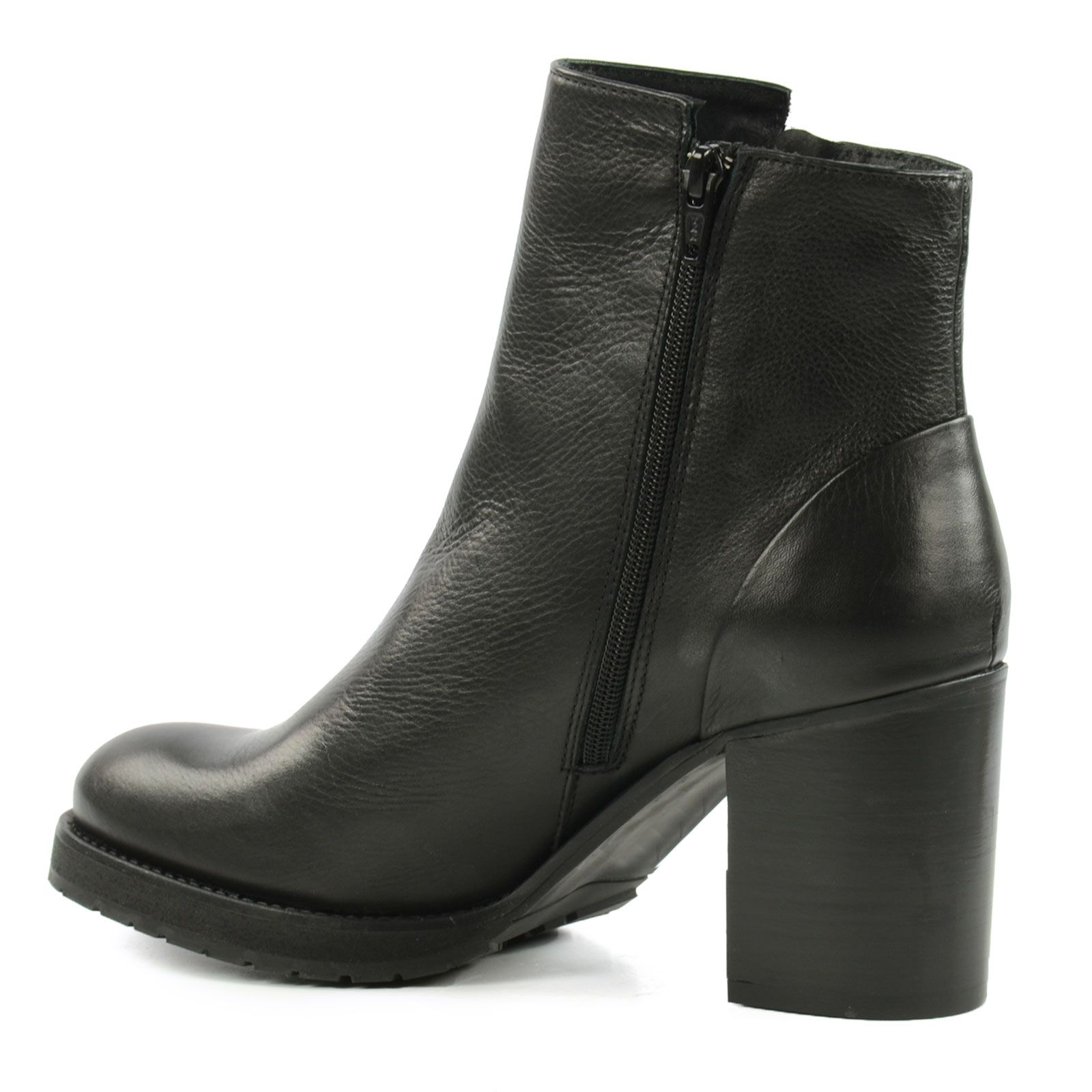 bottines noires fermeture eclair