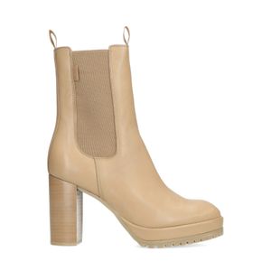 manfield chelsea boots beige