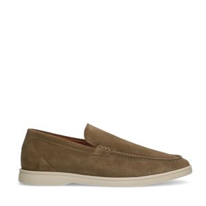 Beige suède loafers - Herenschoenen – SACHA