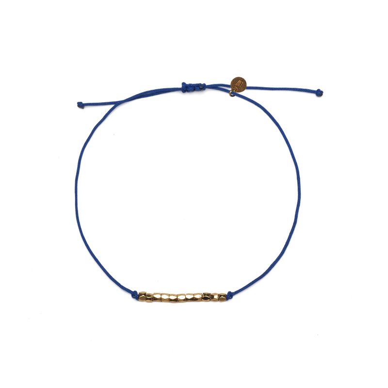 LUZ friendship rope armbandje blauw