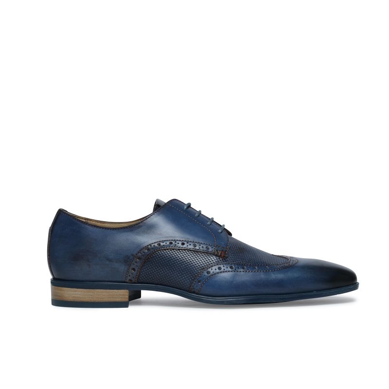 Giorgio Azzuro 96452 donkerblauwe veterschoenen