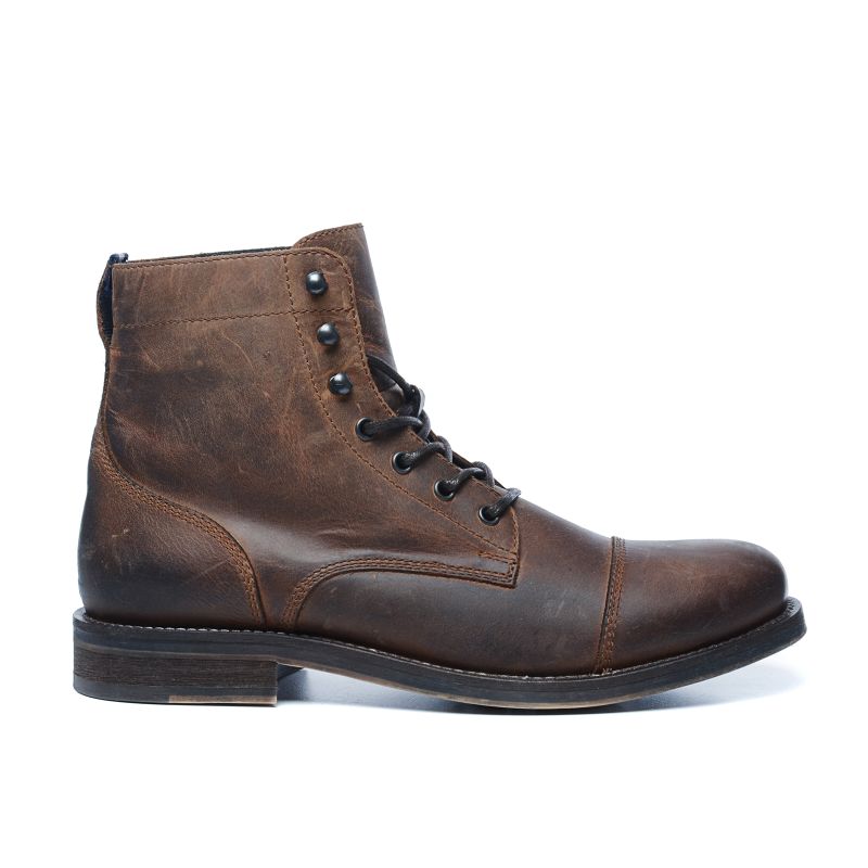 Bruine veterboots met lining