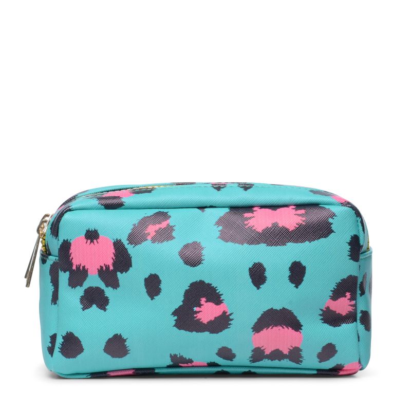 Kulturtasche mit Leopardenmuster