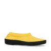 Slip-on en tissu - jaune