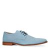 Blauwe veterschoenen met patroon