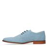 Blauwe veterschoenen met patroon