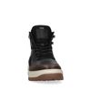 Schwarze Schnürboots aus Leder