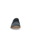 Chaussures à lacets en nubuck avec imprimé - bleu
