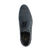 Chaussures à lacets en nubuck avec imprimé - bleu
