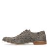 Chaussures à lacets en nubuck avec imprimé - vert