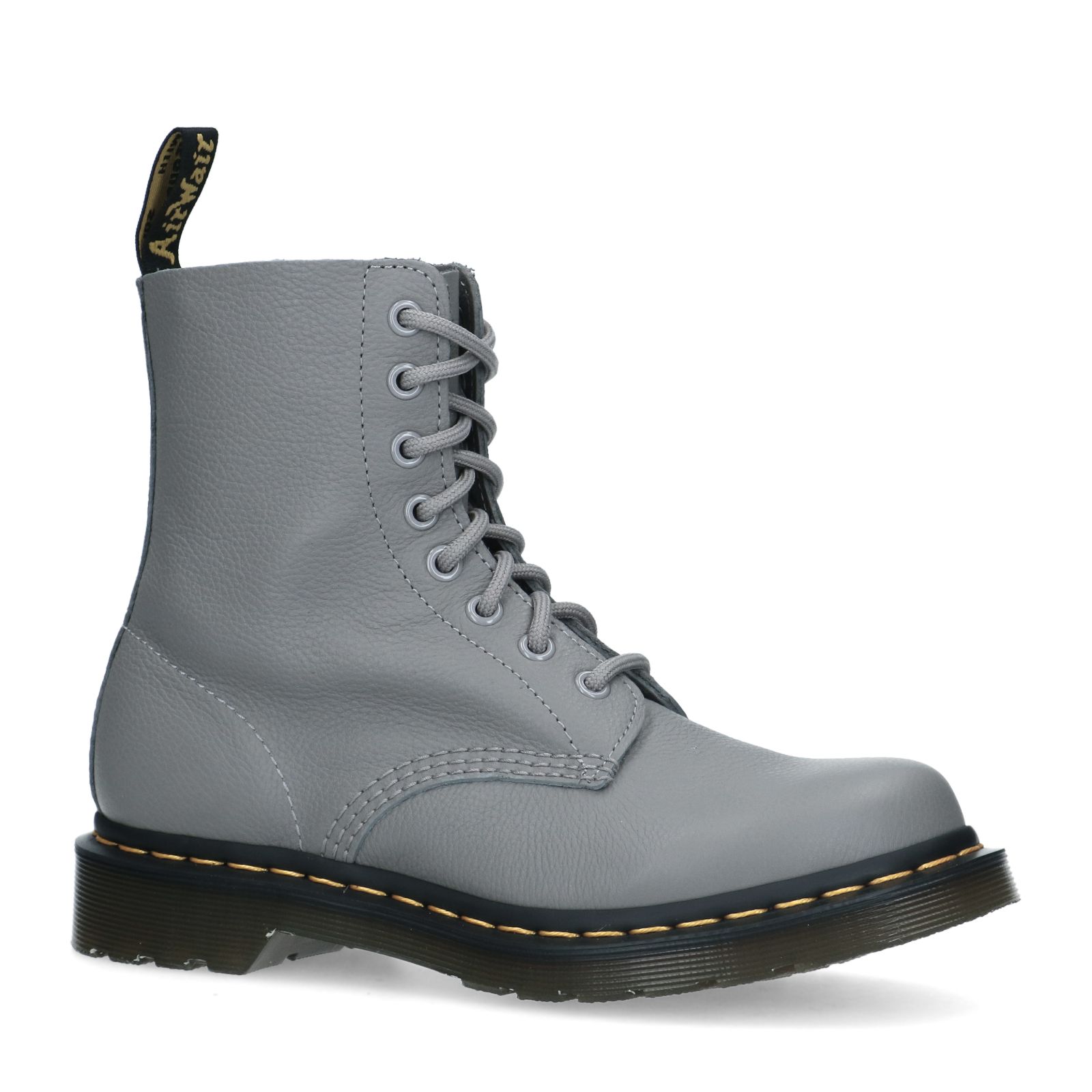 grey dr marten boots