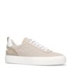 Goliath beigefarbene Sneaker aus Textil und Veloursleder