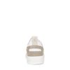 Goliath beigefarbene Sneaker aus Textil und Veloursleder