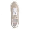 Goliath beigefarbene Sneaker aus Textil und Veloursleder