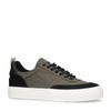 Goliath dunkelgrüne Sneaker aus Nylon und Veloursleder