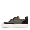 Goliath dunkelgrüne Sneaker aus Nylon und Veloursleder