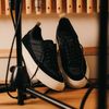 Goliath schwarze Sneaker aus Nylon und Veloursleder