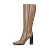 Jeffrey Campbell Hoge taupe laarzen met hak