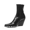Jeffrey Campbell Walton zwarte korte laarzen