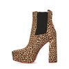Jeffrey Campbell Bottines à talon avec imprimé léopard