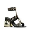 Sandales cuir à talon Jeffrey Campbell Bianka - noir