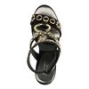 Sandales cuir à talon Jeffrey Campbell Bianka - noir