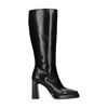 Jeffrey Campbell Bottes hautes cuir à talon - noir