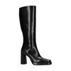 Jeffrey Campbell Bottes hautes cuir à talon - noir