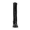 Jeffrey Campbell schwarze Absatz-Stiefel mit hohem Schaft