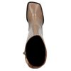 Jeffrey Campbell taupefarbene Absatz-Stiefel mit hohem Schaft