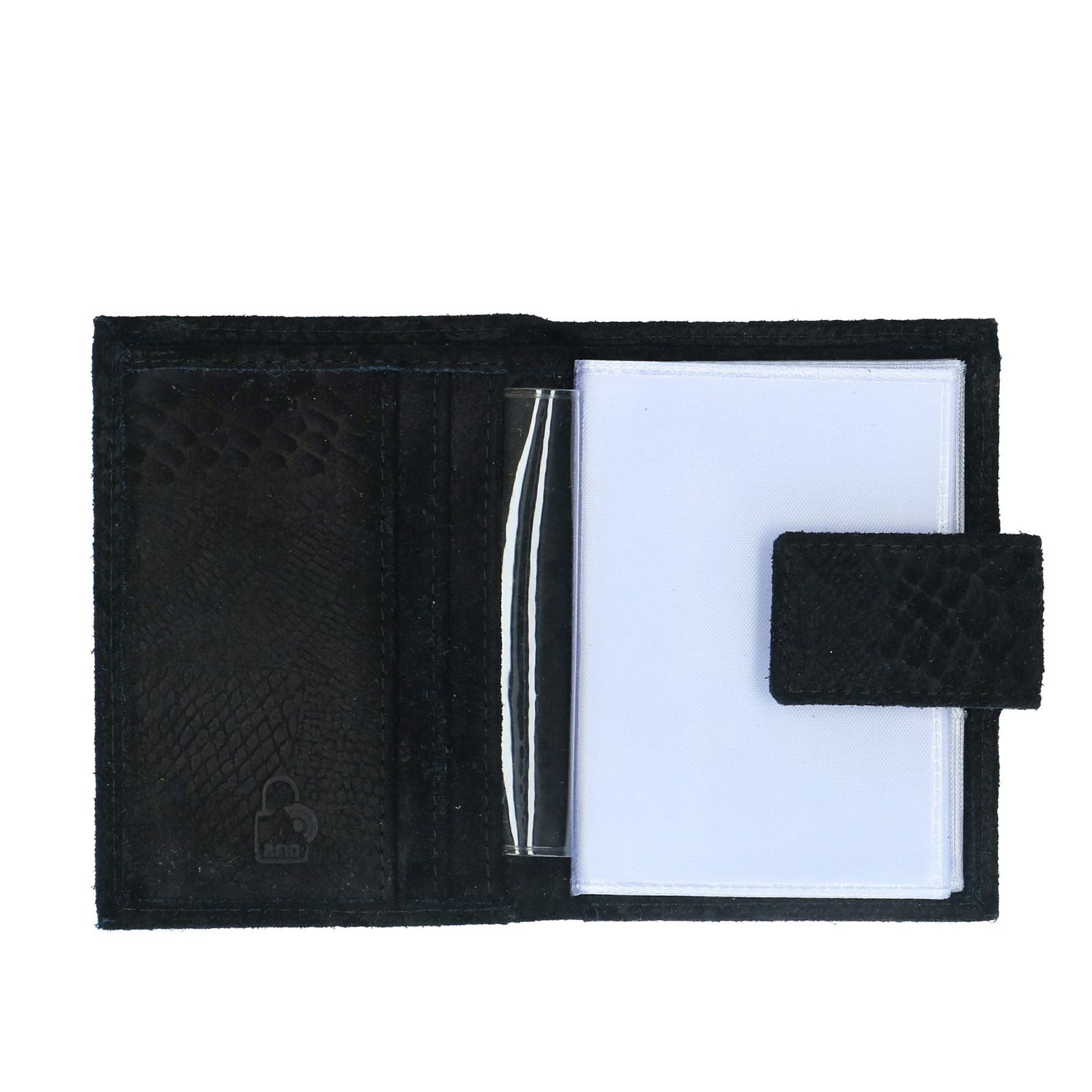 De lucht Klas Haarzelf Zwarte croco portemonnee - Accessoires | MANFIELD