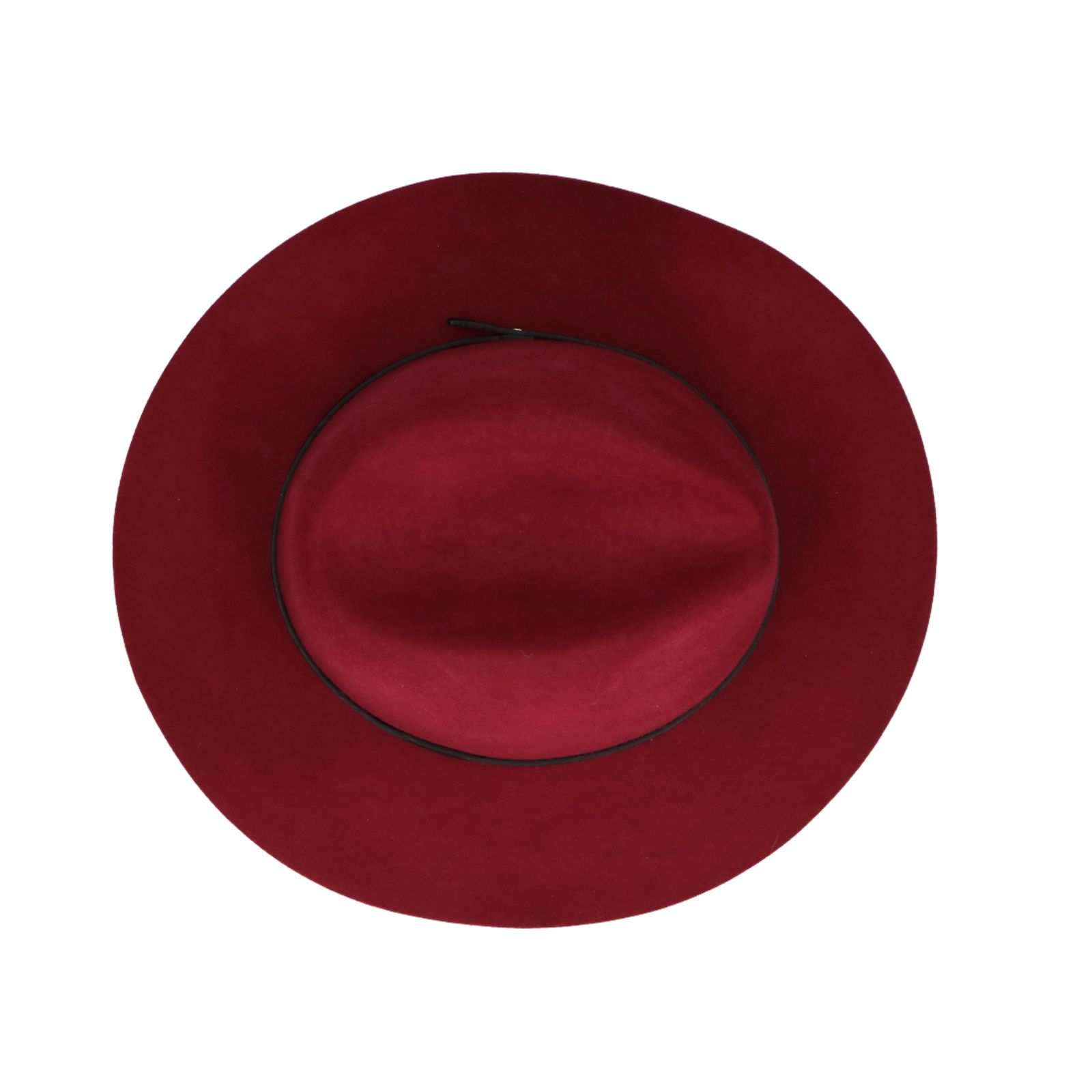 Bordeaux rode wollen hoed - Accessoires |