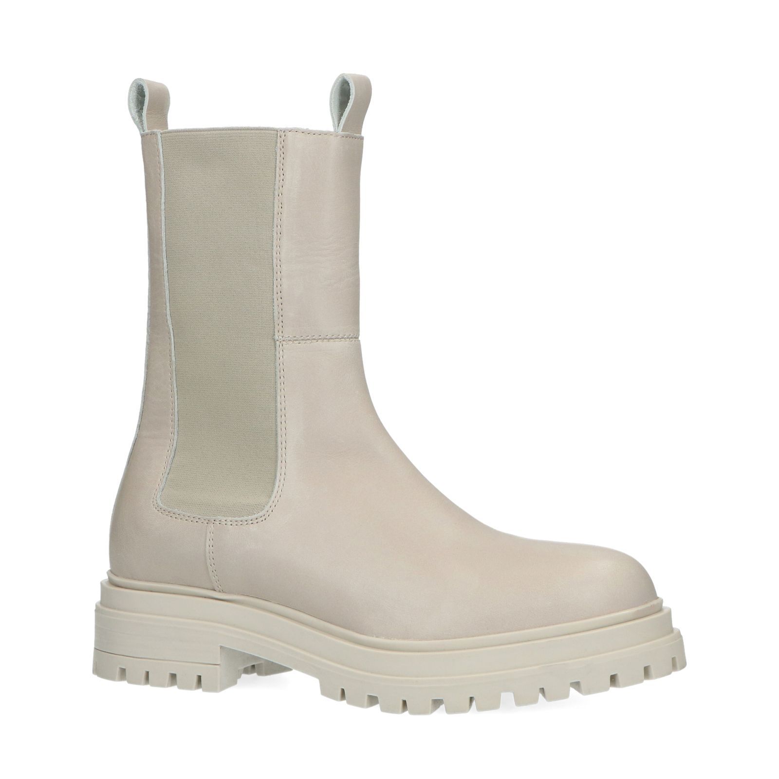 manfield chelsea boots off white