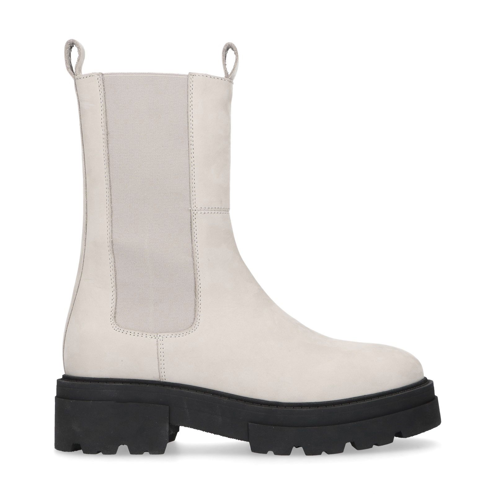 manfield chelsea boots off white