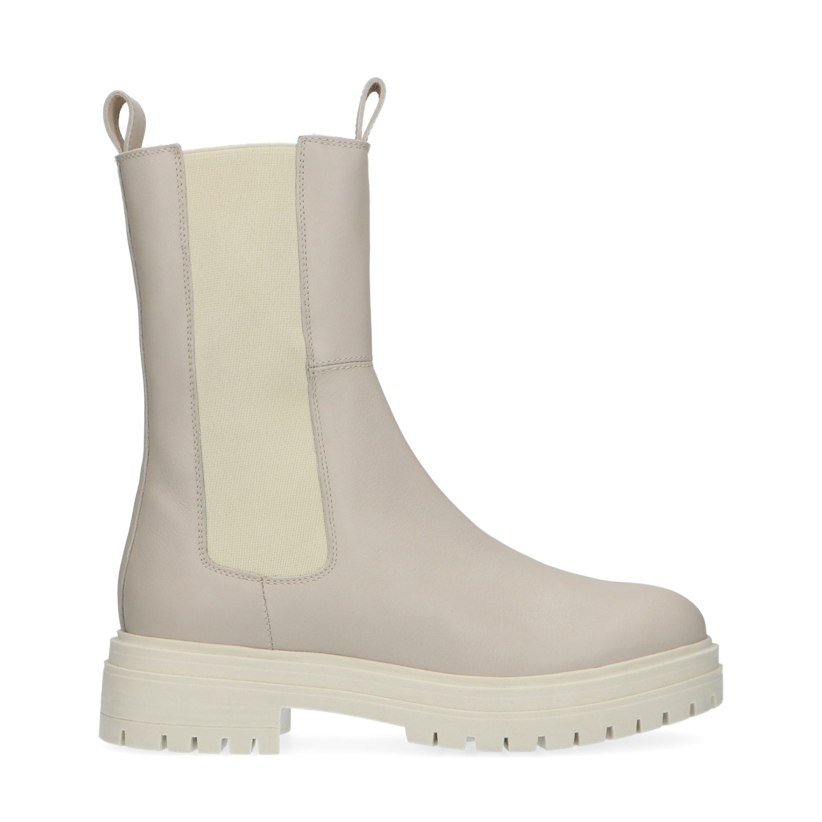 manfield chelsea boots beige