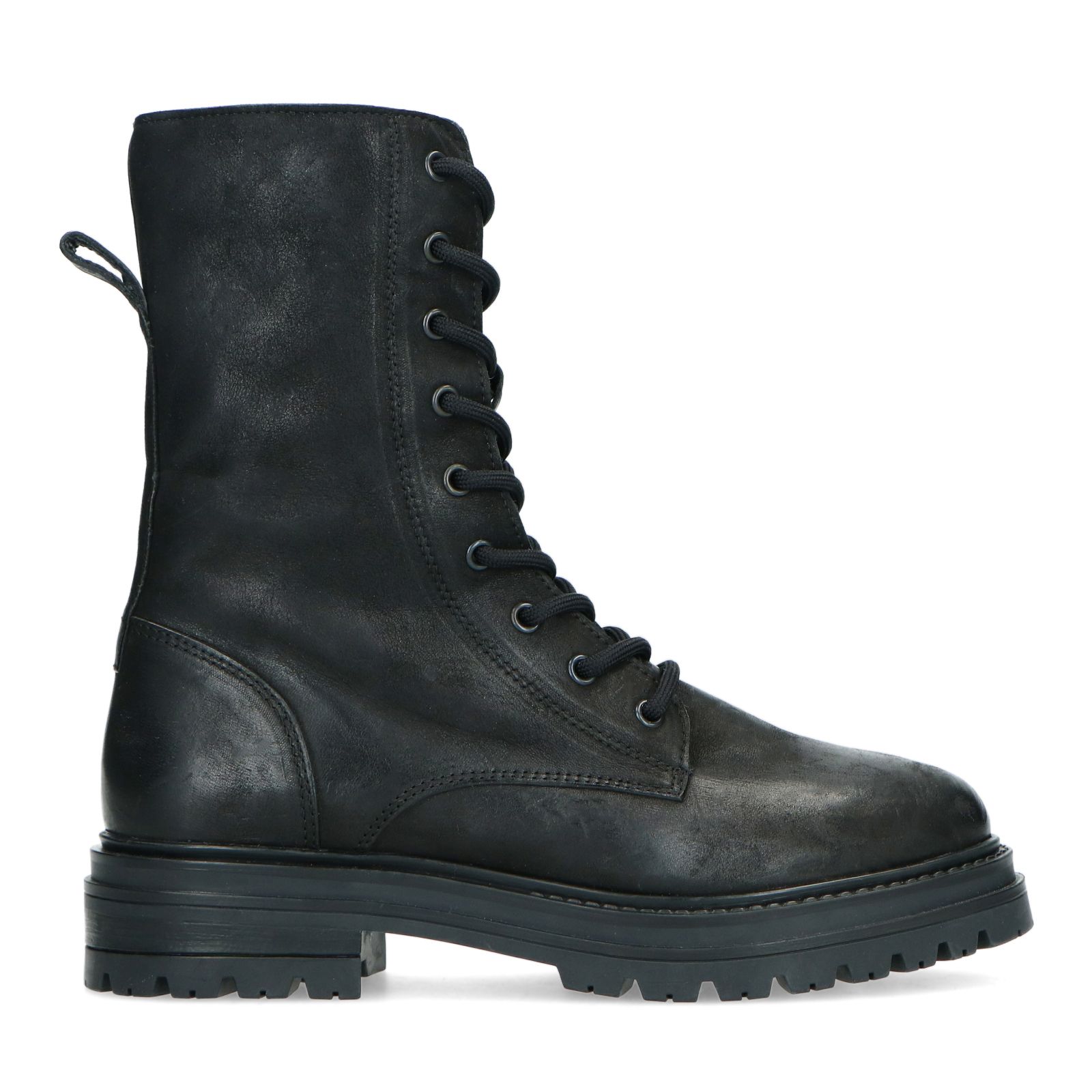 Zwarte TOMMY HILFIGER Veterboots TH ESSENTIALS BIKER | Omoda