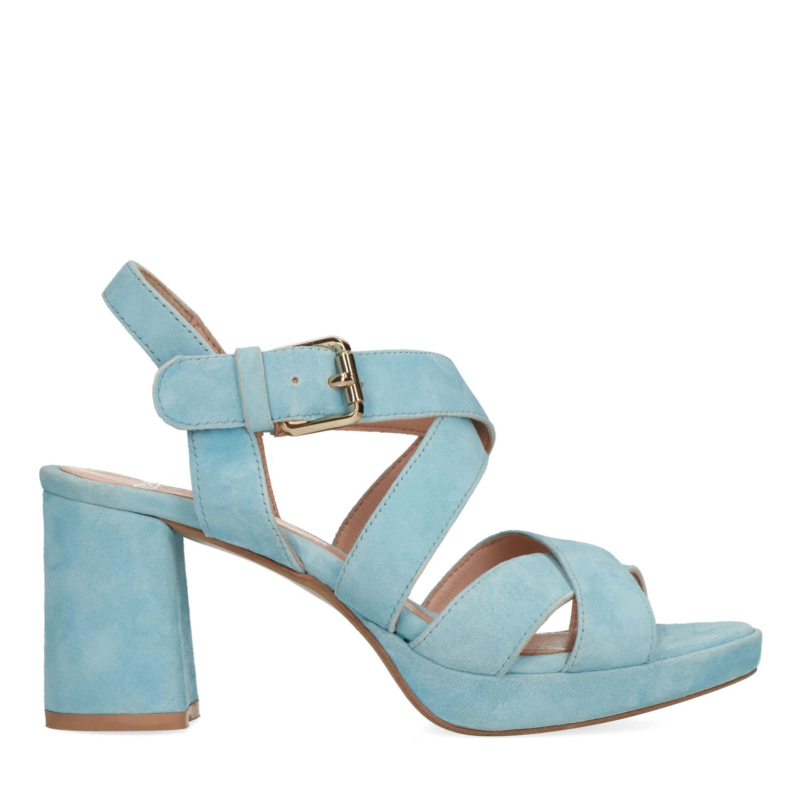Blauwe dames sandalen online shoppen | MANFIELD