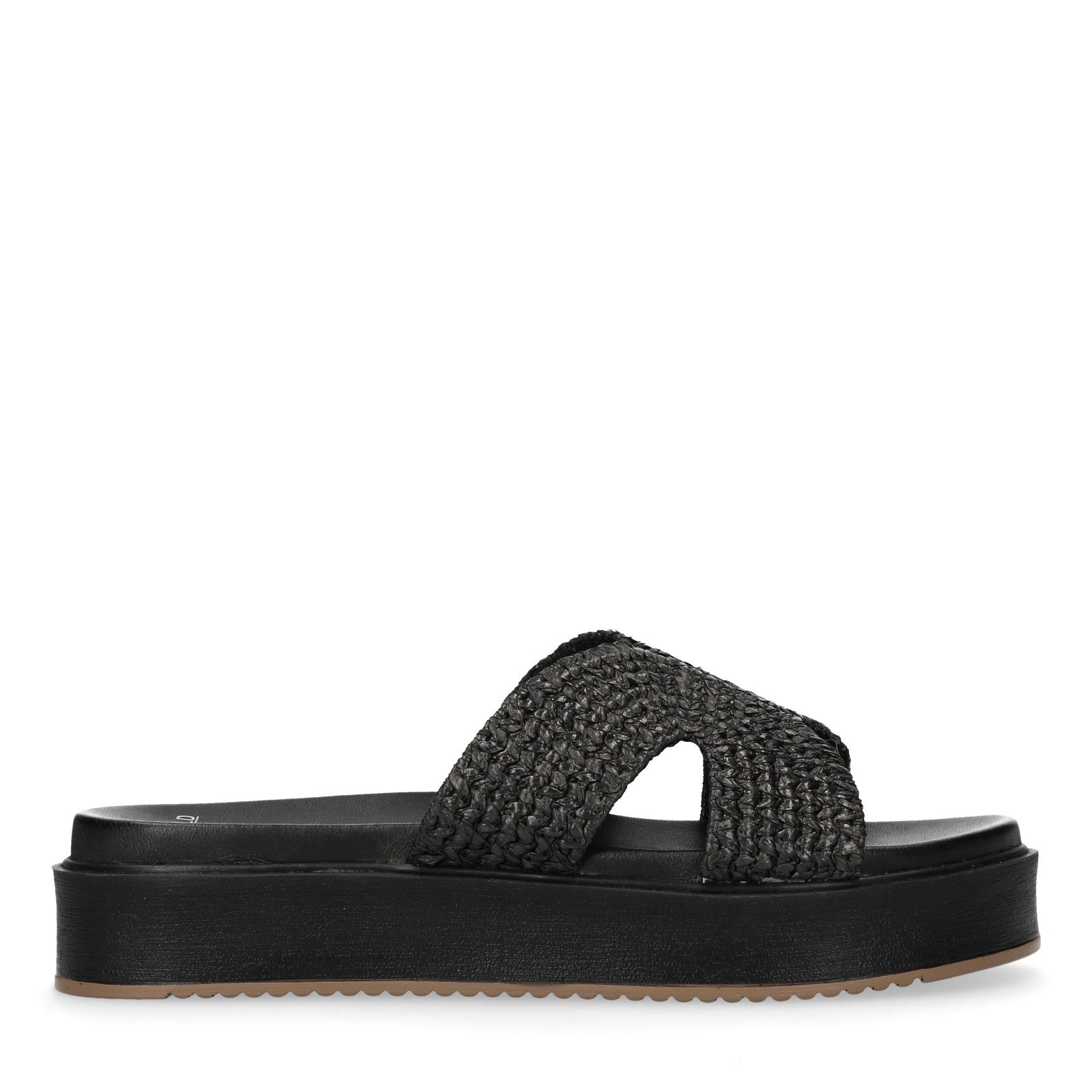 zwarte teenslippers dames